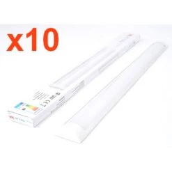 Réglette Lumineuse 120cm 36W (Pack De 10) - Blanc Chaud 2300K - 3500K - SILAMP -Pas Cher Eclairage professionnel Magasin 11122566 3