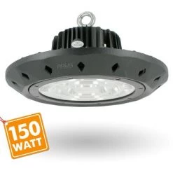 ECLAIRAGE DESIGN Gamelle Suspension Industrielle UFO 150W IP65 | Température De Couleur: Blanc Froid 5700K