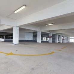 ETC-SHOP Tube Fluorescent Pour Pièce Humide Plafonnier Atelier Garages Sous-sol Tube Fluorescent, IP65, 18 Watts LED 1440 Lumens 6400K Blanc Froid, LxlxP 60x6,5x5,8cm -Pas Cher Eclairage professionnel Magasin 13538775 5