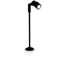 MIIDEX LIGHTING Spot Led Vitrine 1W (9W) Orientable Sur Tige Blanc Neutre 4000°K Finition Noir -Pas Cher Eclairage professionnel Magasin 13998374 2