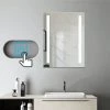 AICA SANITAIRE Miroir Salle De Bain 60x45cm Anti-buée Mural Lumière Illumination Avec éclairage LED -Pas Cher Eclairage professionnel Magasin 14115731 1