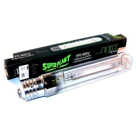 Ampoule HPS Agro 400W - 2100°K - Croissance / Floraison - Superplant 3 Ampoule HPS Agro 400W - 2100°K - Croissance / Floraison - Superplant
