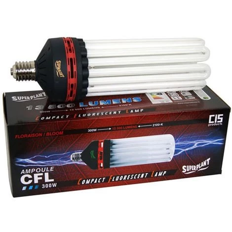 Ampoule CFL 300W Floraison 2100K - Superplant , Douille E40 3 Ampoule CFL 300W Floraison 2100K - Superplant , Douille E40