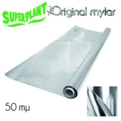 SUPERPLANT Mylar Simple 50Mµ - 1,20 X 30m (Rouleau) , Papier Réfléchissant