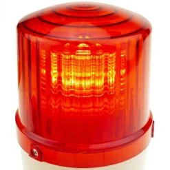 BeMatik - Lampe De Signal LED Rouge 115 Mm. Gyrophare Avec Effet De Rotation -Pas Cher Eclairage professionnel Magasin 16281652 5