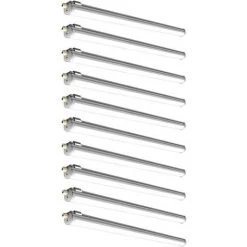 ETC-SHOP Tube LED 120 Cm Lampe De Baignoire à LED 36 Watts Lampe D'atelier De Garage LED étanche à L'humidité, Blanc Froid, 2280lm 6400K, Lot De 10