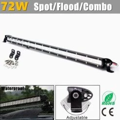 INSMA 25" 72W Led Travail Lampe Lampe Conduite Work Lightlightlight Barre Offroad Suv 4Wd -Pas Cher Eclairage professionnel Magasin 16984162 4