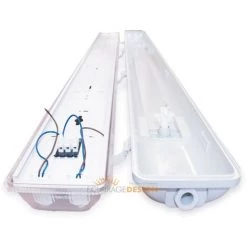 ECLAIRAGE DESIGN Kit 2 Tubes Led 120cm 4000K + Boitier étanche -Pas Cher Eclairage professionnel Magasin 1719503 3
