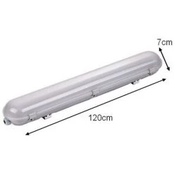 Réglette Lumineuse étanche 120cm 40W IP65 Avec Détecteur - Blanc Froid 6000K - 8000K - SILAMP - Blanc Froid 6000K - 8000K -Pas Cher Eclairage professionnel Magasin 18145335 4