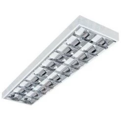KANLUX Dalle Avec Grille Saillie 1223x295mm Pour Tubes LED T8 2x36W Max