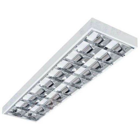 KANLUX Dalle Avec Grille Saillie 1223x295mm Pour Tubes LED T8 2x36W Max 3 KANLUX Dalle Avec Grille Saillie 1223x295mm Pour Tubes LED T8 2x36W Max