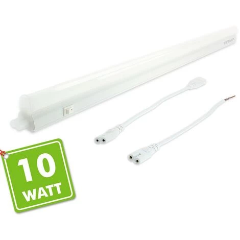 ARUM LIGHTING Réglette Avec Tube LED Intégré T5 10W 60 Cm | Température De Couleur: Blanc Froid 6000K 3 ARUM LIGHTING Réglette Avec Tube LED Intégré T5 10W 60 Cm | Température De Couleur: Blanc Froid 6000K