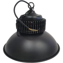 Cloche LED Industrielle 50W 120° NOIR - Blanc Froid 6000K - 8000K - SILAMP - Blanc Froid 6000K - 8000K -Pas Cher Eclairage professionnel Magasin 23665856 3