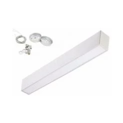 Réglette Lumineuse 120cm 36W Suspendue ALU - Blanc Froid 6000K - 8000K - SILAMP - Blanc Froid 6000K - 8000K