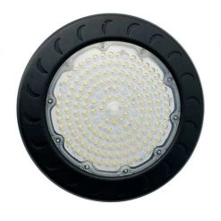 Suspension Industrielle HighBay UFO 200W IP65 NOIR - Blanc Neutre 4000K - 5500K - SILAMP