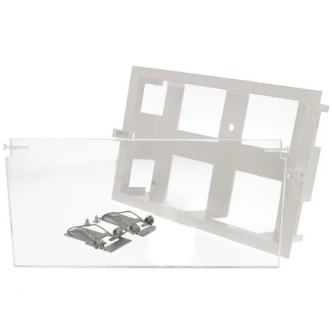 ZEMPER Porte étiquette Non Sérigraphié Encastré Mural / Plafond Pour BAES 3 ZEMPER Porte étiquette Non Sérigraphié Encastré Mural / Plafond Pour BAES