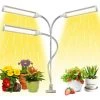 BETTERLIFE Les Ampoules De Croissance à LED Conviennent Aux Plantes D'intérieur. Lampes De Croissance à Spectre Complet LED Super Lumineuses En Forme De Soleil, Blanches, 3 Lampes De Bureau à Col De Cygne, Avec Interrupteurs De Commande Intelligents -Pas Cher Eclairage professionnel Magasin 26429232 1