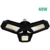 ASUPERMALL Lumiere De Garage A Led, Lumiere De Haute Baie De Deformation D'Eclairage, Entrepot D'Usine Pliant La Lumiere A Trois Feuilles 6000K Lumiere Blanche 40W -Pas Cher Eclairage professionnel Magasin 26705558 1