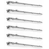 ETC-SHOP 6x Lampes De Baignoire LED, Tubes Lumière Du Jour, Entrepôts, Halls, Sous-sols, Plafonniers Résistants à L'humidité, Longueur 127,5 Cm -Pas Cher Eclairage professionnel Magasin 27100410 1