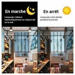 BARCELONA LED Ampoule LED E27 7W Avec Capteur De Luminosité | Blanc Neutre - Blanc Neutre -Pas Cher Eclairage professionnel Magasin 27295952 3