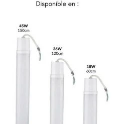 Réglette Lumineuse Etanche 60cm 18W IP65 - Blanc Neutre 4000K - 5500K - SILAMP - Blanc Neutre 4000K - 5500K -Pas Cher Eclairage professionnel Magasin 28829364 4
