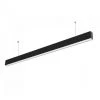 Suspension Linéaire LED 120cm 40W Interconnectable NOIR - Noir - SILAMP - Noir -Pas Cher Eclairage professionnel Magasin 28907249 1