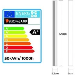 EUROPALAMP Boitier étanche LED Intégrées 36W Blanc Froid 6000K 120CM 10 EUROPALAMP Boitier étanche LED Intégrées 36W Blanc Froid 6000K 120CM -Pas Cher Eclairage professionnel Magasin 29528031 4