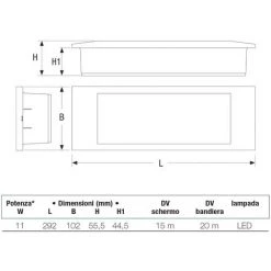 Lampe De Secours 1499/24 Beghelli STYLE IN LED 8h 8106/24 24 SE6P Complète Avec Encastré -Pas Cher Eclairage professionnel Magasin 30042928 3