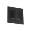 KANLUX Applique LED Escalier Carré 1,5W DC12V Noir ERINUS - Blanc Naturel 4000K -Pas Cher Eclairage professionnel Magasin 31557802 1