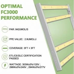 Mars Hydro FC 3000 LED élèvent La Lumière Avec La Culture Hydroponique Des Plantes D'intérieur Samsung LM301B Et Osram à Spectre Com -Pas Cher Eclairage professionnel Magasin 32466616 3