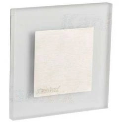 KANLUX Applique LED Escalier Carré 0,8W DC12V Acier Inoxydable APUS - Blanc Naturel 4000K