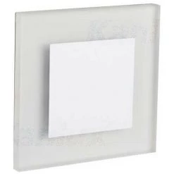 KANLUX Applique LED Escalier Carré 0,8W DC12V Blanc APUS - Blanc Naturel 4000K