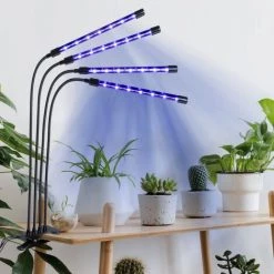 IDMARKET Lampe De Croissance 4 Têtes 80 LED 3 éclairages Pour Plantes -Pas Cher Eclairage professionnel Magasin 36012210 3