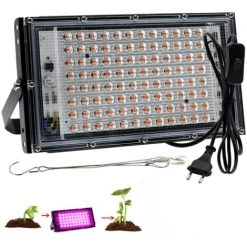 SUNFLOWER 100W Lampe De Culture à Spectre Complet Lampe LED Pour Plante à Spectre Complet LED Grow Light Pour Plantes D'intérieur Hydroponic Légumes Et Fleurs