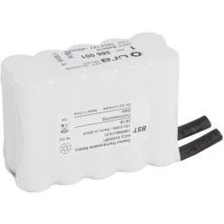 URA Batterie Ni-Cd 12V 600mAh Pour Alarme Incendie (386001)