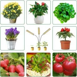 VERSAILLESFR Lampe Pour Plantes Interieur,315 LEDs Lampe LED Horticole, Chronométrage AUTO - ON/OFF, 3 Heads Spectre Complet Lampe De Croissance Pour Semis, Succulentes, Orchidee -Pas Cher Eclairage professionnel Magasin 40003769 5