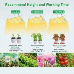 VERSAILLESFR Lampe De Croissance , Lampe Led Horticole Avec Infrarouge IR, Lumières De Plantes à Spectre Complet Comme Le Soleil Pour Les Plantes D'intérieur, Croissance Et Floraison, Haute PPFD -Pas Cher Eclairage professionnel Magasin 40004794 5