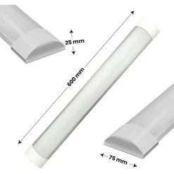 LED ATOMANT SL Luminaire LED Lineal Surface Slim 60cm 20W 2000LM | Blanc Froid 6500K - Pack 1 Pce. - Blanc Froid 6500K -Pas Cher Eclairage professionnel Magasin 40375325 4