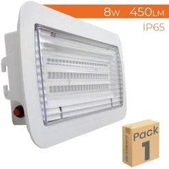 LED ATOMANT SL Lumière D’urgence LED 8W 450LM 6500K IP65 Étanche | Pack 1 Pce. - Pack 1 Pce.