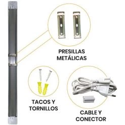 LED ATOMANT SL Luminaire LED Lineal Surface Avec Commutateur 120cm 40W 3300LM 6500K | Blanc Froid 6500K - Pack 1 Pce. - Blanc Froid 6500K -Pas Cher Eclairage professionnel Magasin 40375388 5