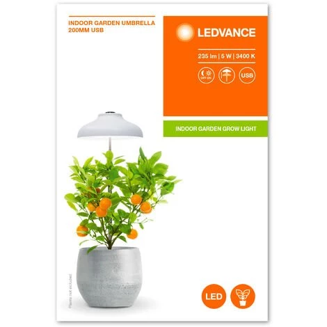LEDVANCE, S.A.U LEDVANCE Lampe à LED Blanche Pour Plantes Avec 235lms Et Tige Extensible Pour Le Jardin Intérieur, Lampe Pour Herbes Aromatiques Avec Fonction De Minuterie - Weiß 5 LEDVANCE, S.A.U LEDVANCE Lampe à LED Blanche Pour Plantes Avec 235lms Et Tige Extensible Pour Le Jardin Intérieur, Lampe Pour Herbes Aromatiques Avec Fonction De Minuterie - Weiß – Image 3