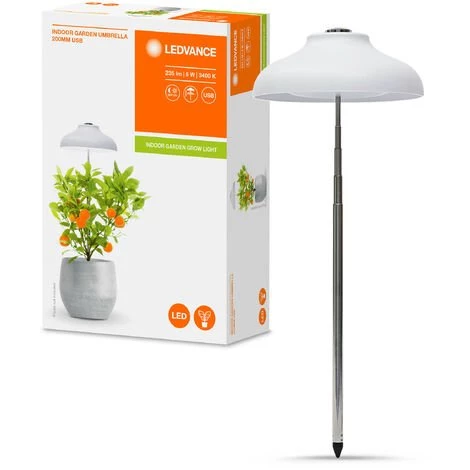 LEDVANCE, S.A.U LEDVANCE Lampe à LED Blanche Pour Plantes Avec 235lms Et Tige Extensible Pour Le Jardin Intérieur, Lampe Pour Herbes Aromatiques Avec Fonction De Minuterie - Weiß 6 LEDVANCE, S.A.U LEDVANCE Lampe à LED Blanche Pour Plantes Avec 235lms Et Tige Extensible Pour Le Jardin Intérieur, Lampe Pour Herbes Aromatiques Avec Fonction De Minuterie - Weiß – Image 4
