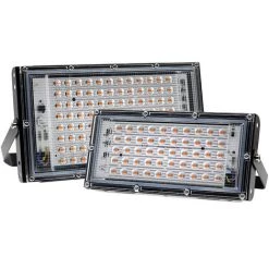 THSINDE Lampe De Jardinage à Spectre Complet De 50 W, Avec Légumes Et Floraison, Fonction De Guirlande, Lampe De Croissance Pour Légumes, Semis, Floraison Et Fructification à Spectre Complet, 1 Pièce -Pas Cher Eclairage professionnel Magasin 41656764 3