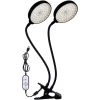 HAPPYSHOPPING LED Elevent La Lumiere A Spectre Complet Lumiere Blanche 4/8/12H Minuterie 5 Luminosite Leves Clip Plante Lumiere Croissante Pour Les Semis De Plantes D'interieur Sunlike Reglable Col De Cygne Plante USB Lampes De Croissance, Modele: Type 2 - Modele : Typ -Pas Cher Eclairage professionnel Magasin 42102250 1