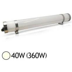MIIDEX LIGHTING Tubulaire LED 40W (360W) IP67 Opale 1200 Mm Chainable Blanc Jour 4000°K -Pas Cher Eclairage professionnel Magasin 4270261 4