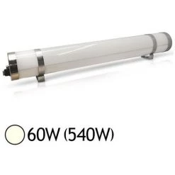 MIIDEX LIGHTING Tubulaire LED 60W (540W) IP67 Opale 1500 Mm Chainable Blanc Jour 4000°K