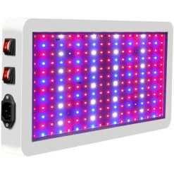 HAPPYSHOPPING LED élèvent La Lumière à Spectre Complet 216 LED élèvent Des Lampes Le Panneau LED élève La Lumière Pour La Croissance Végétative Des Plantes D'intérieur à Effet De Serre Hydroponique, Modèle: EU Plug & S