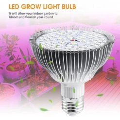 HAPPYSHOPPING Ampoule De Culture à LED Pour Plantes D'intérieur Lampes à LED à Spectre Complet Sunlike Pour Plantes Succulentes Croissance Végétative De Fleurs De Serre Hydroponique, Modèle: Type 1 - Modèle : Type 1 -Pas Cher Eclairage professionnel Magasin 42923267 5