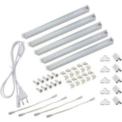 Ampoules De Croissance Lot De 5 Tubes LED T5 à Spectre Complet Pour Plantes - 12,6 Pouces - Pour L'intérieur - Pour Légumes GrooFoo -Pas Cher Eclairage professionnel Magasin 43232566 5
