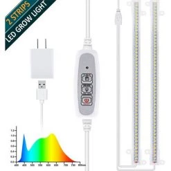THSINDE Lampe De Culture LED Pour Plantes ,Barre De Lumière Dure à Spectre Complet Pour Succulentes,33.5（mm）